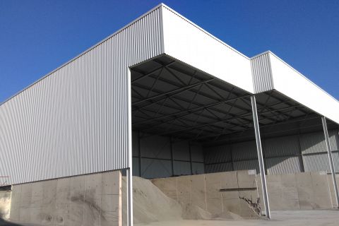 Západočeská obalovna s.r.o. (Prefabricated production and storage halls) - REFERENCES CZ