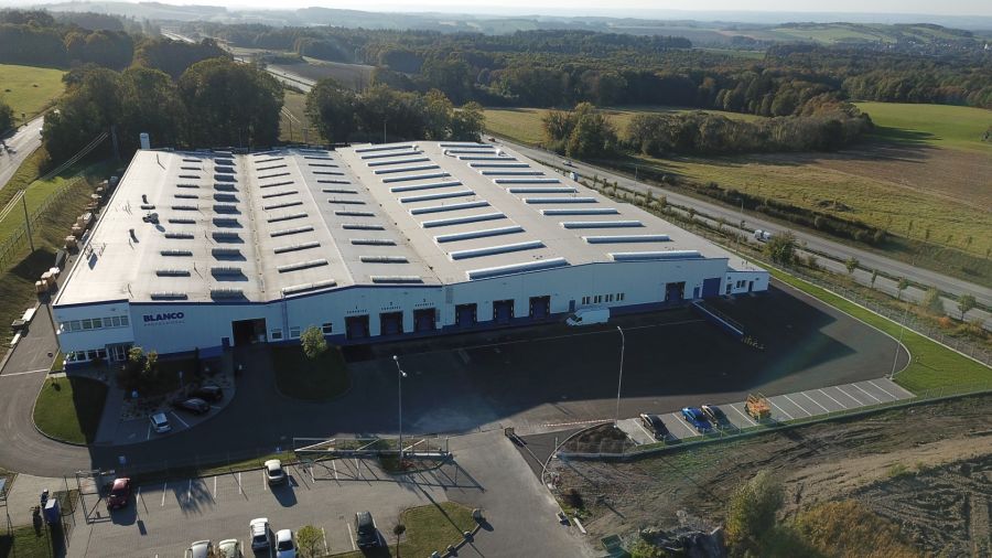 Vorgefertigte Produktions und Lagerhallen