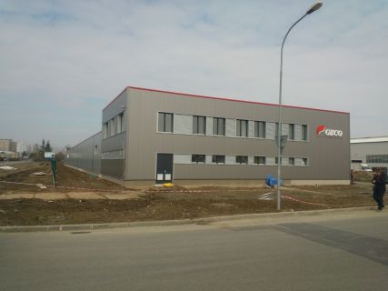 GECO, a.s. - Olomouc (Montované výrobní a skladové haly) - STAVBA HAL A BUDOV V ČR