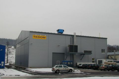 TEDOM a.s. (Montované výrobní a skladové haly) - STAVBA HAL A BUDOV V ČR